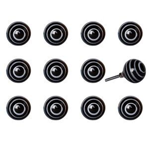 Knob-It Home Decor Classic Cabinet & Drawer Knobs | 12-Piece | K3511